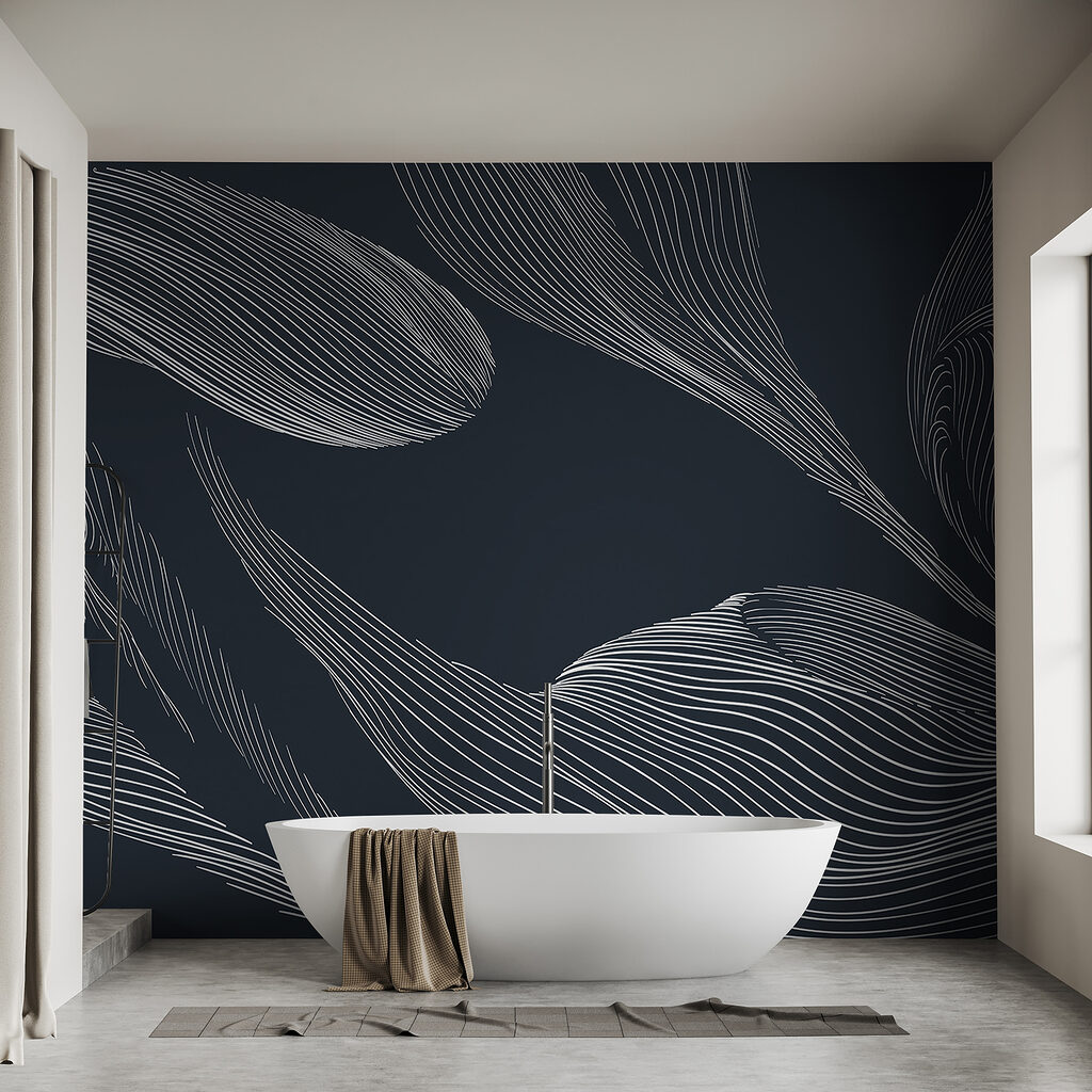 Bladveren in fijne lijnen — interieur 2