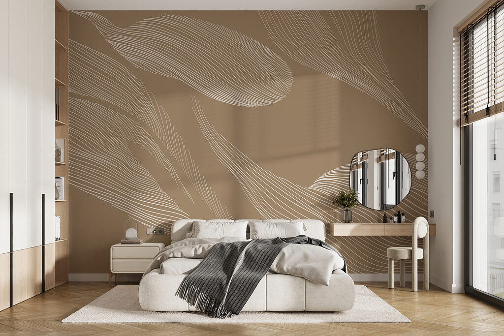 Bladeren in lange lijnen — interieur 1