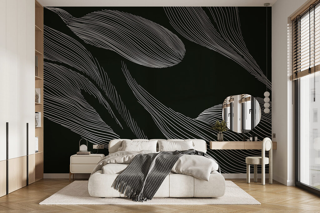 Bladeren in lange lijnen — interieur 1