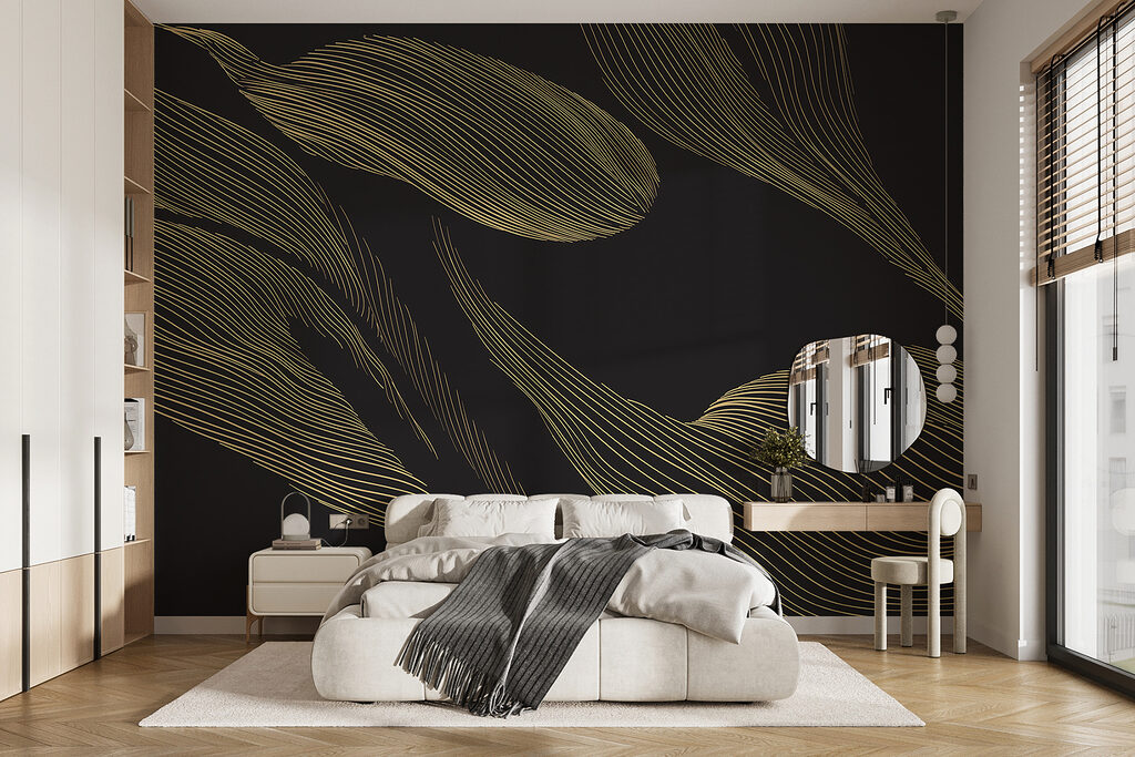 Bladeren in lange lijnen — interieur 1