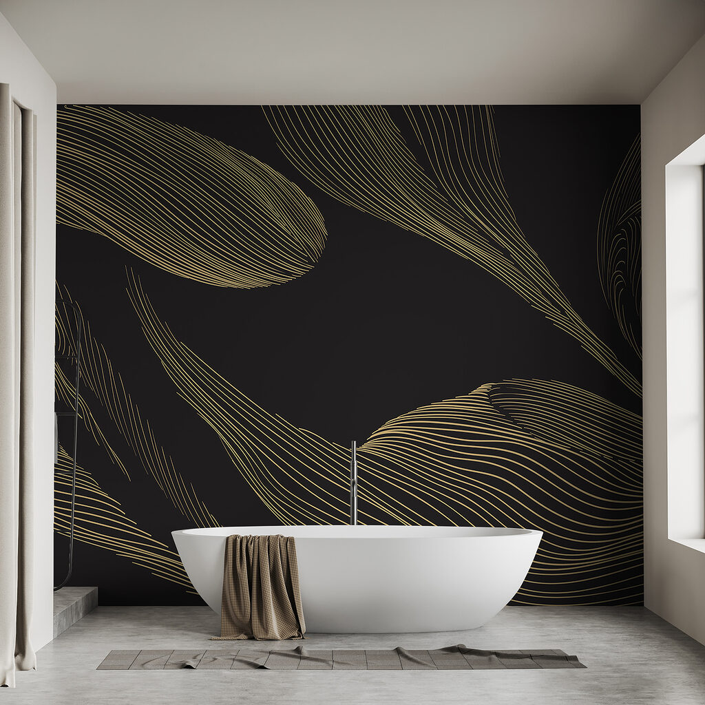 Bladeren in lange lijnen — interieur 2