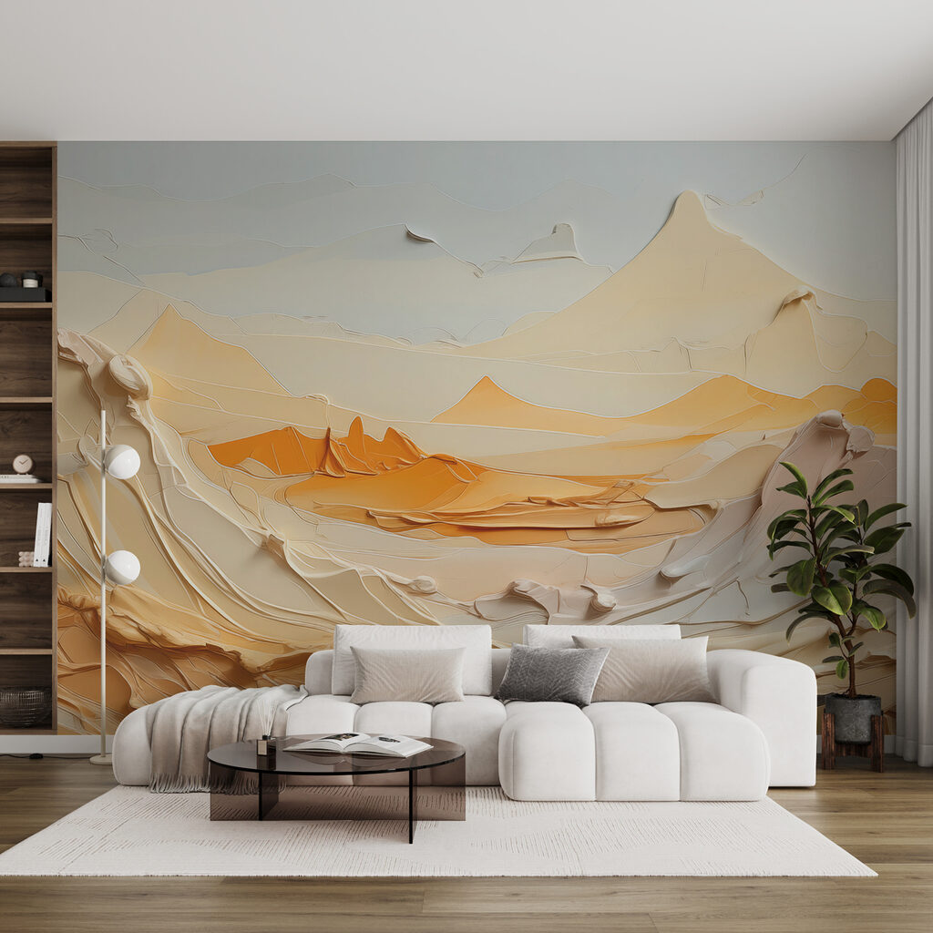 Duinen in dikke verfplooien — interieur 1