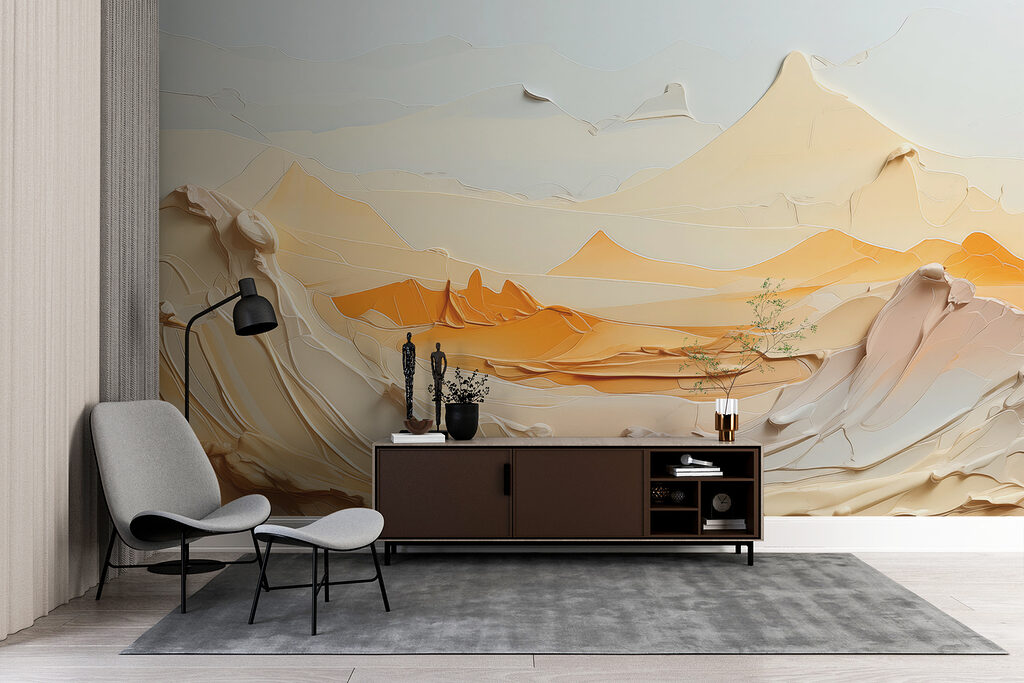 Duinen in dikke verfplooien — interieur 2