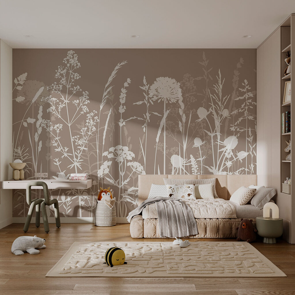 Witte weide fijn getekend — interieur 2