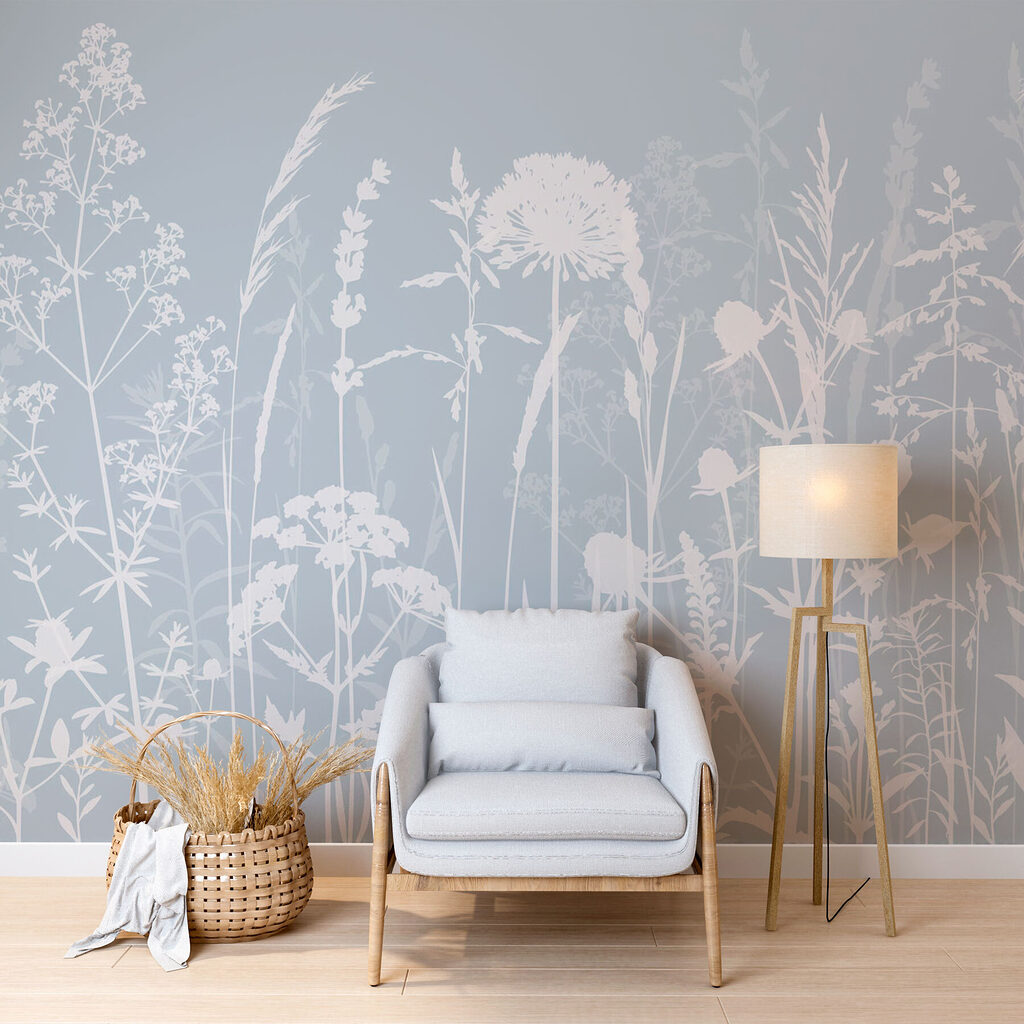 Witte weide fijn getekend — interieur 1