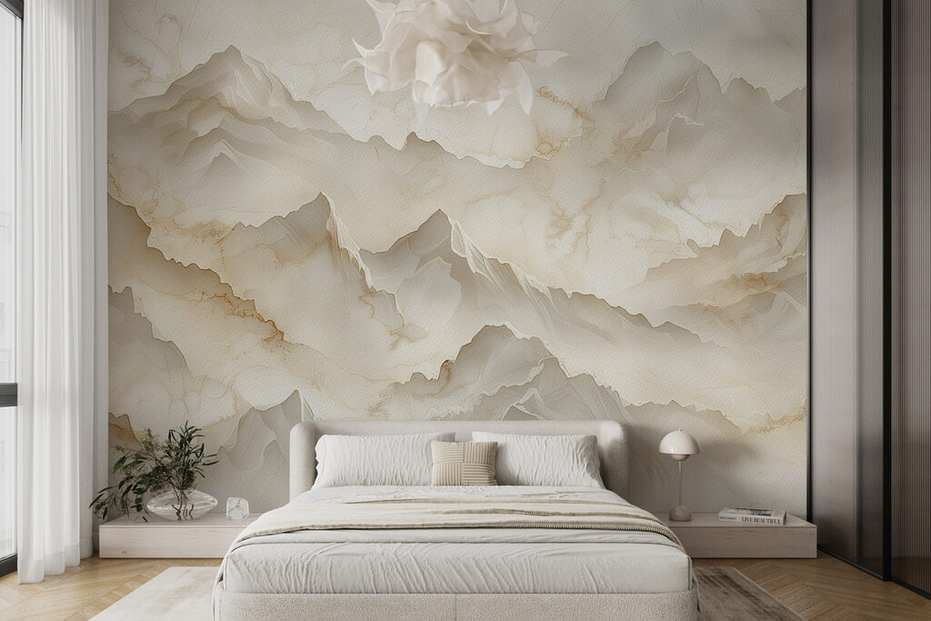 Berglagen in zachte roomtinten — interieur 2