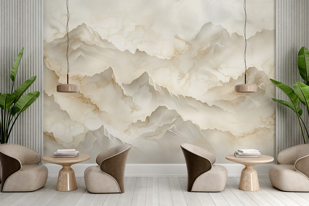 Berglagen in zachte roomtinten — interieur 3