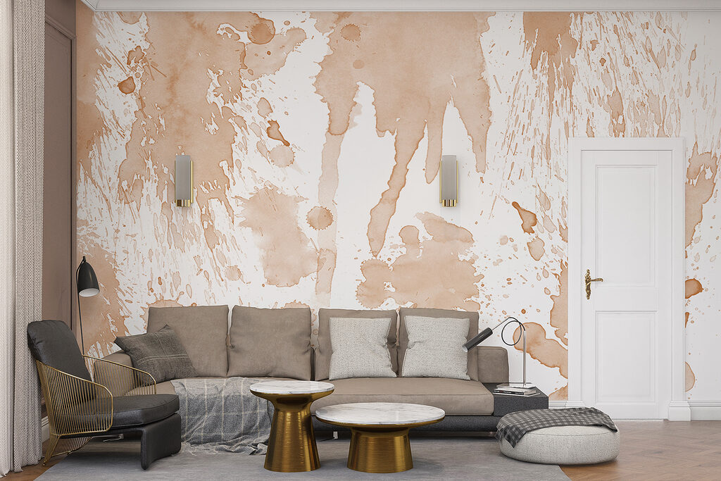 Verfspatten in vrije banen — interieur 4