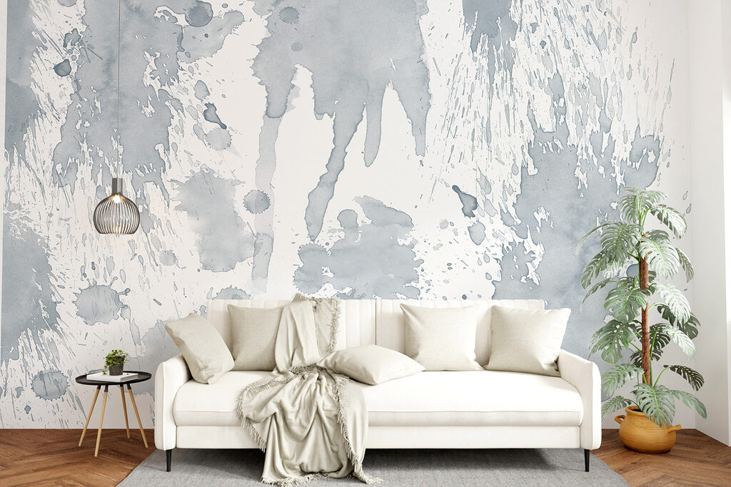 Verfspatten in vrije banen — interieur 4