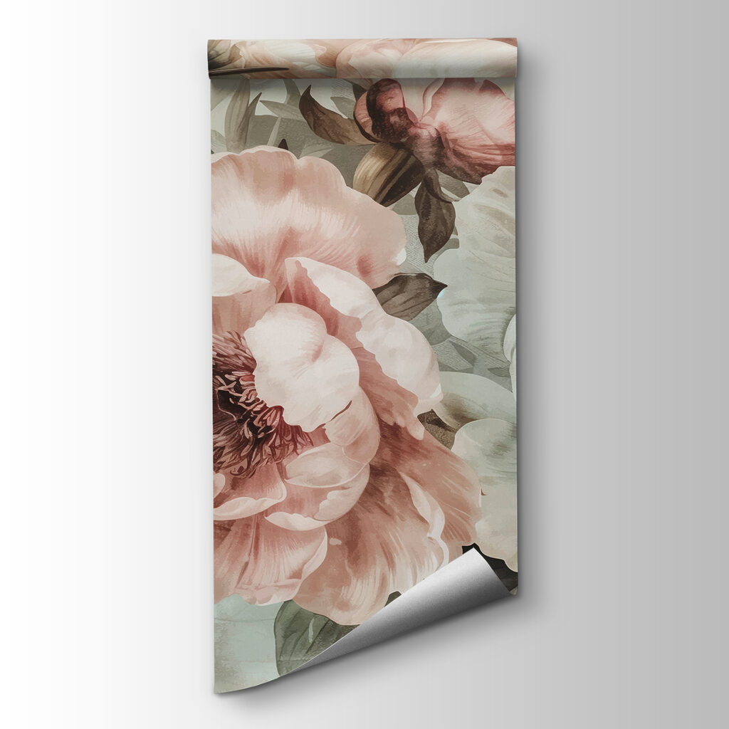 Bloemen in gedempte rozetinten — productweergave