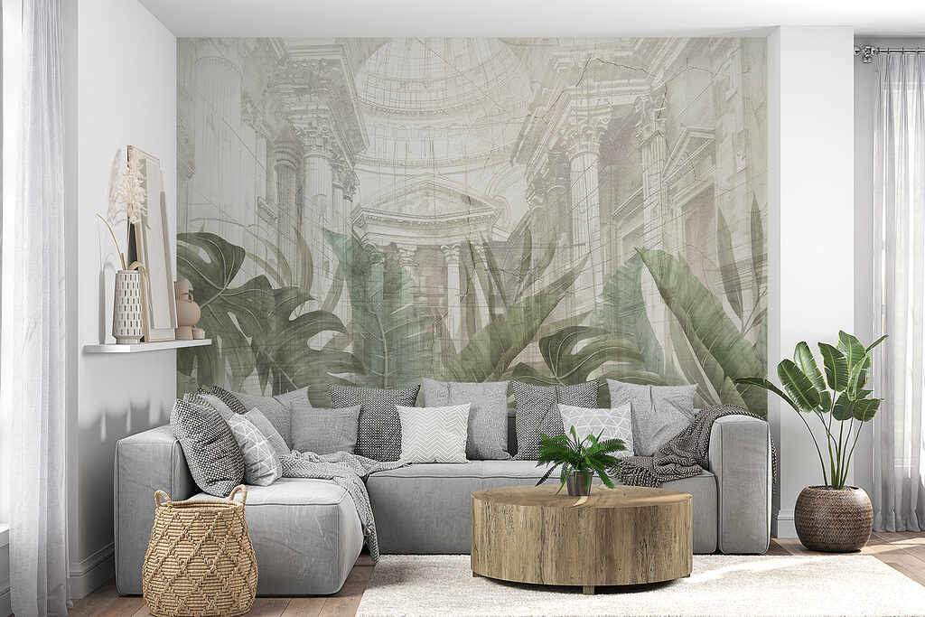 Bladeren voor getekende serres — interieur 4