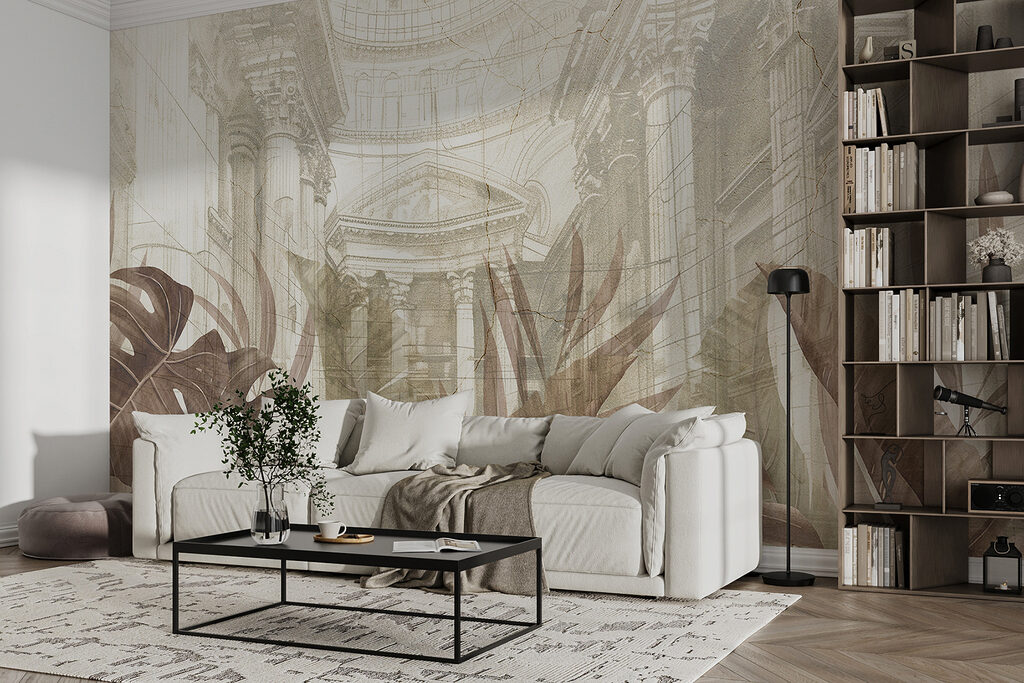 Bladeren voor getekende serres — interieur 2