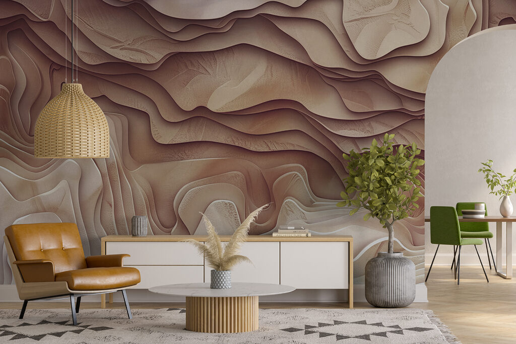 Golflagen in oudroze — interieur 3