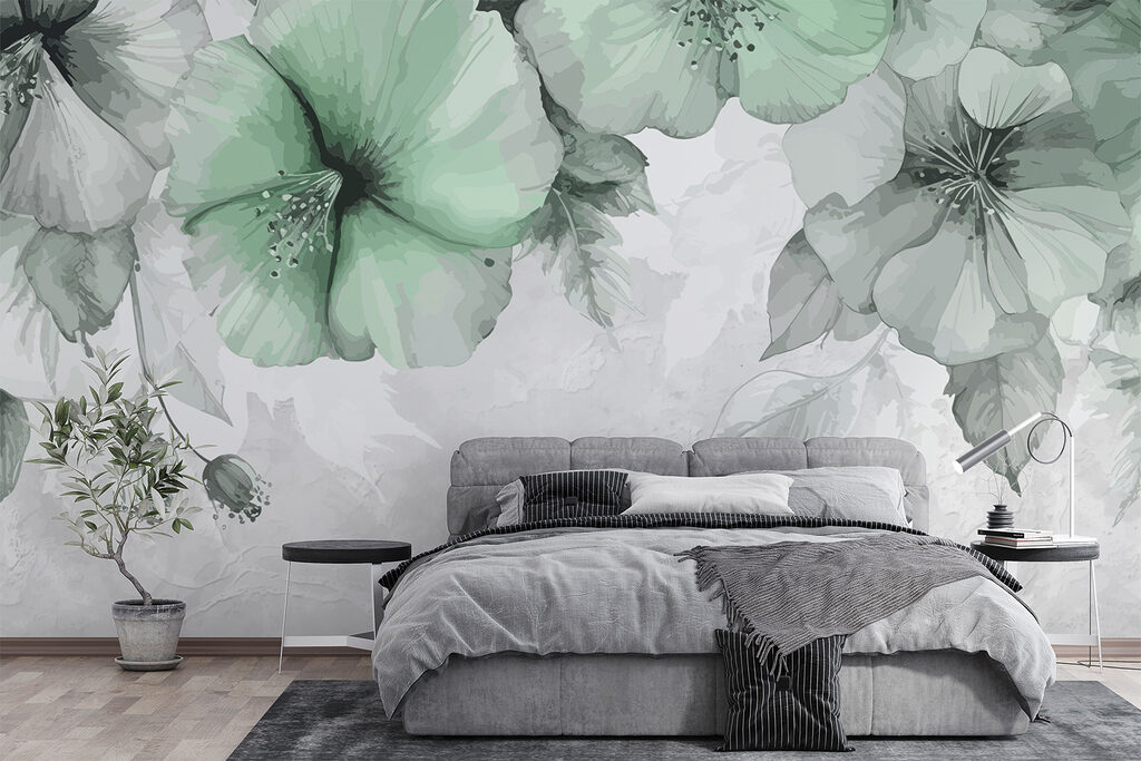 Bloemsluiers op verweerde lagen — interieur 2