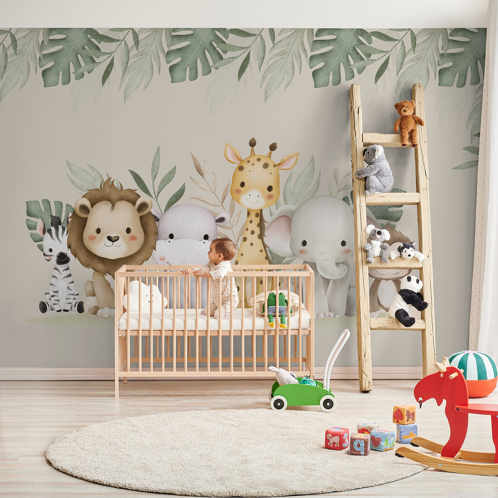 Safarivriendjes onder een bladrand — interieur 2