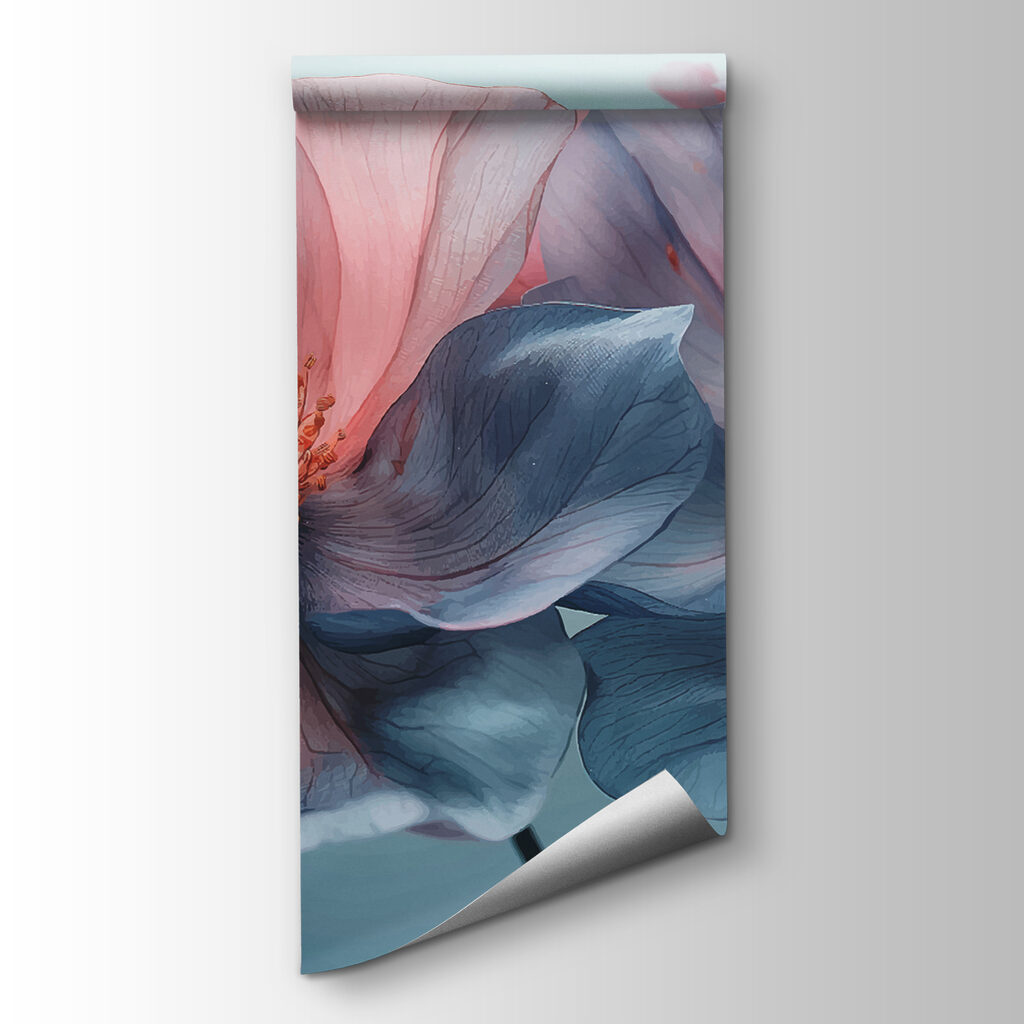 Roze en blauwe kelken — productweergave