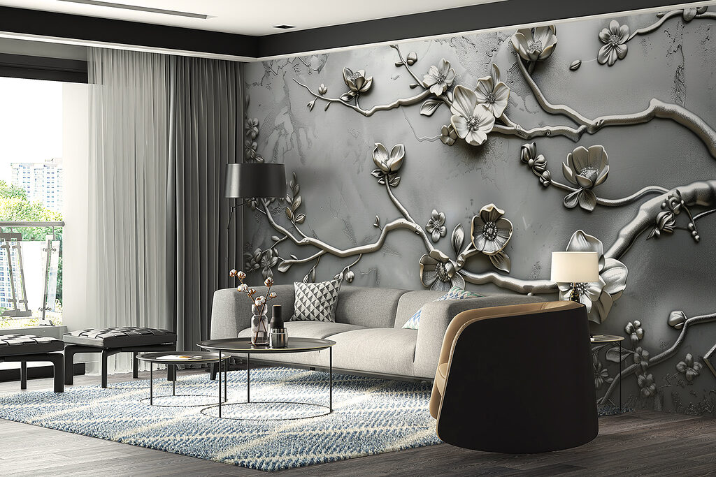 Bloesemlijnen met glanzende randen — interieur 3