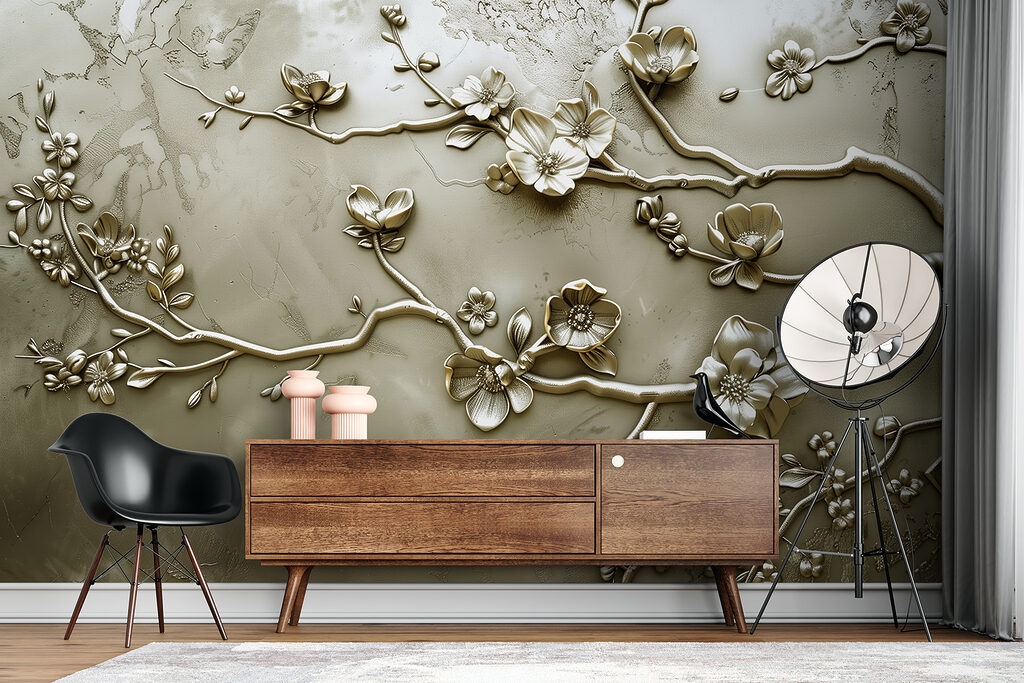 Bloesemlijnen met glanzende randen — interieur 3