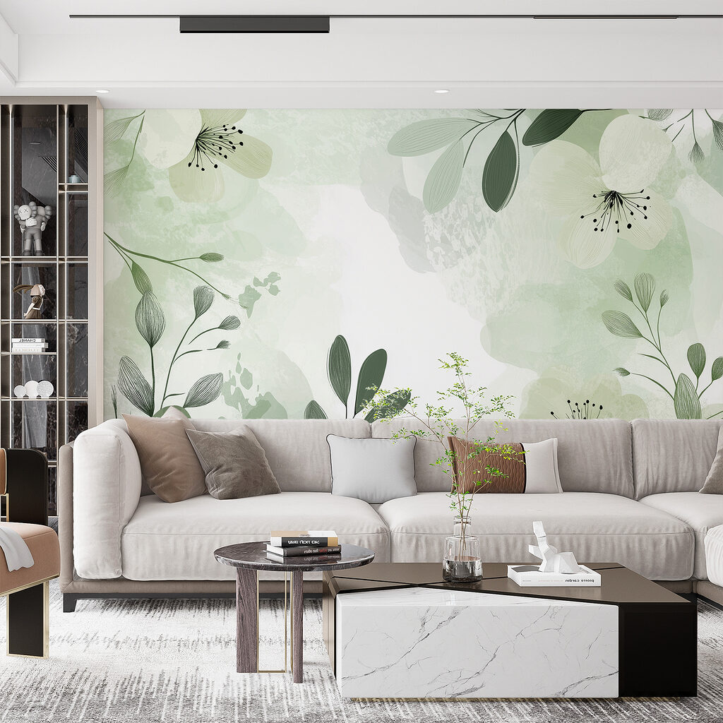 Bloemen rondom een opening — interieur 2