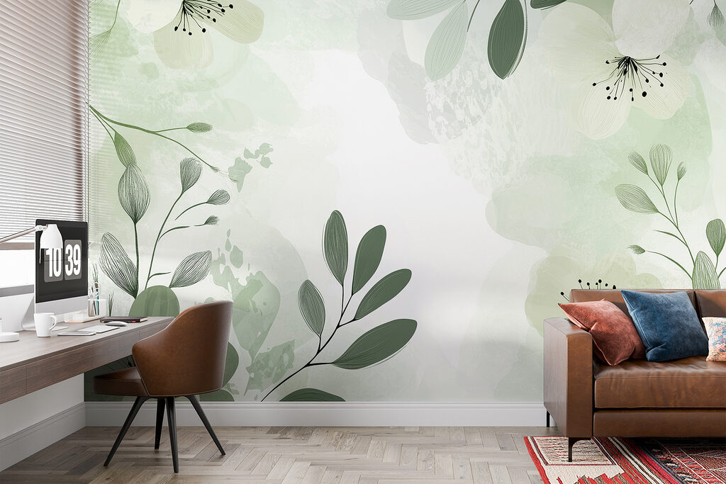 Bloemen rondom een opening — interieur 3