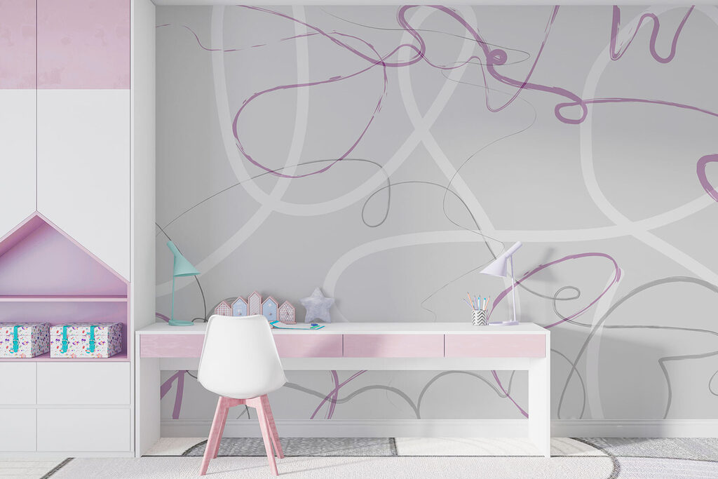 Dunne lijnen kruisen elkaar — interieur 4