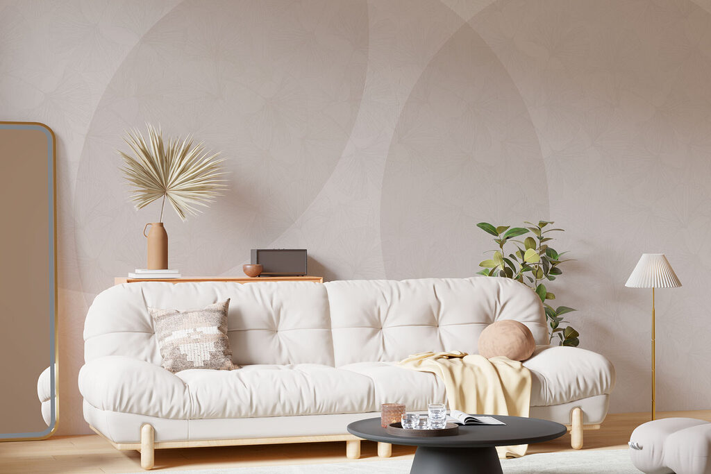 Lichte cirkels op wittinten — interieur 1
