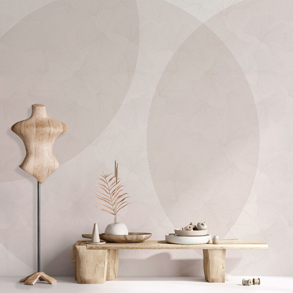 Lichte cirkels op wittinten — interieur 2
