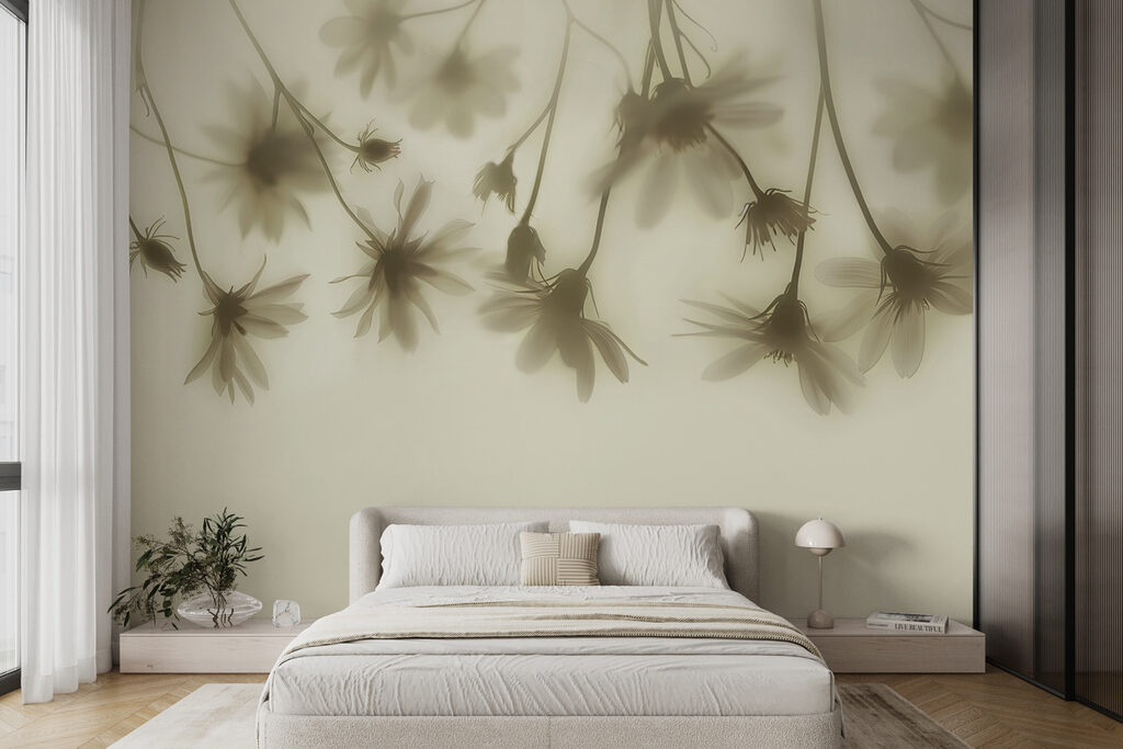 Bloemschaduwen aan hangende stelen — interieur 3