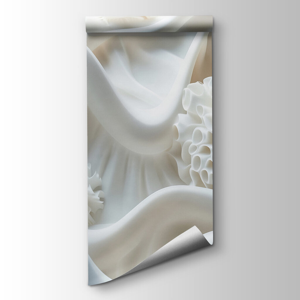 Roomwitte ribbels rond bloemkernen — productweergave