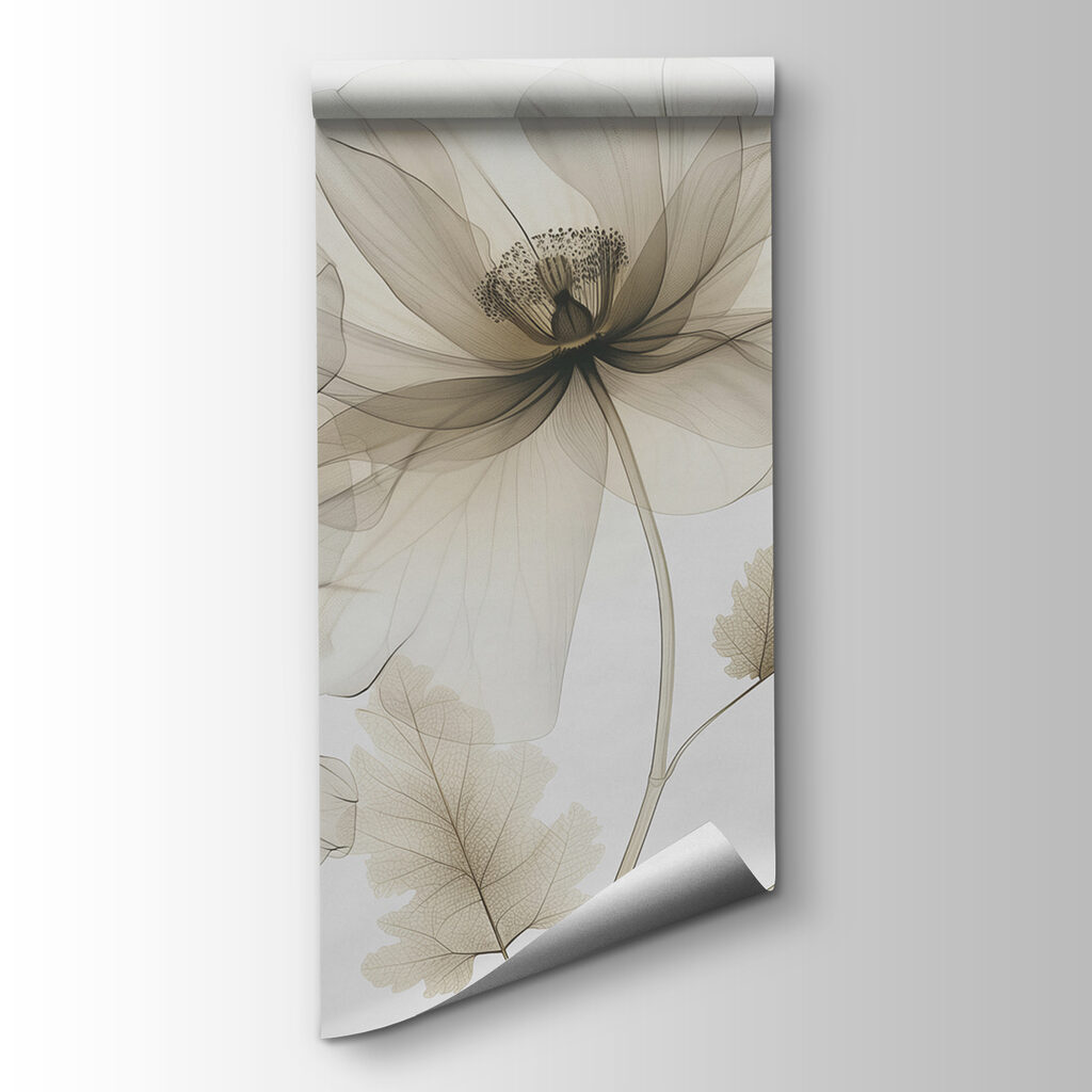 Drie bloemen vangen licht — productweergave