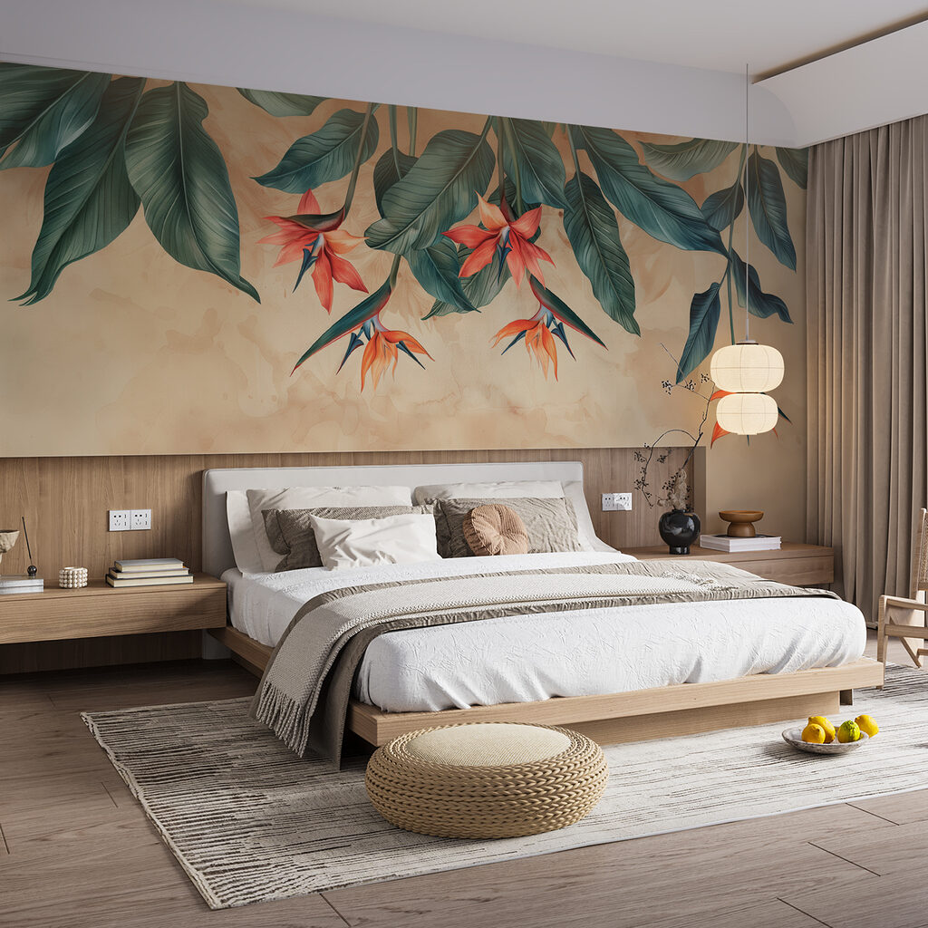 Paradijsbloemen hangen omlaag — interieur 2