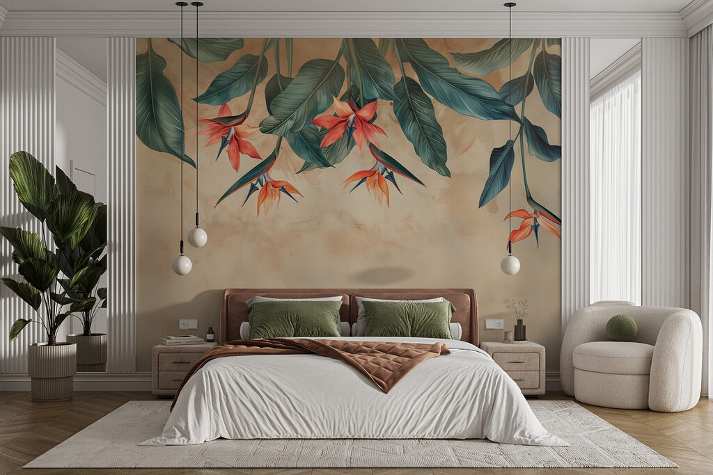 Paradijsbloemen hangen omlaag — interieur 4