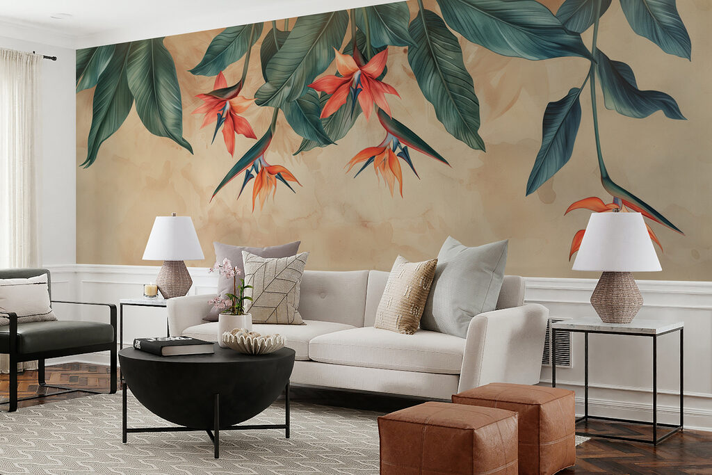 Paradijsbloemen hangen omlaag — interieur 8