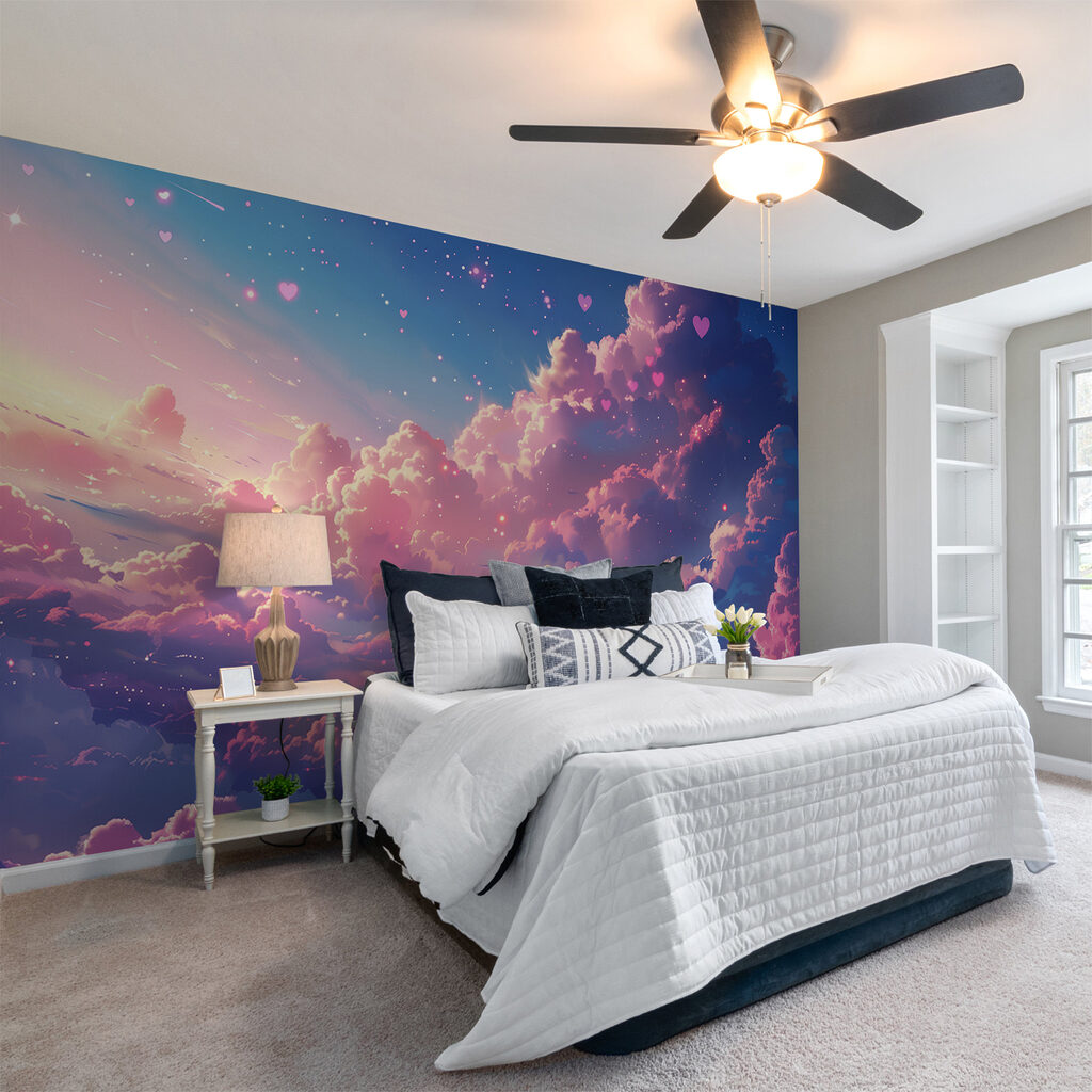 Roze wolken tussen sterrenhartjes — interieur 1