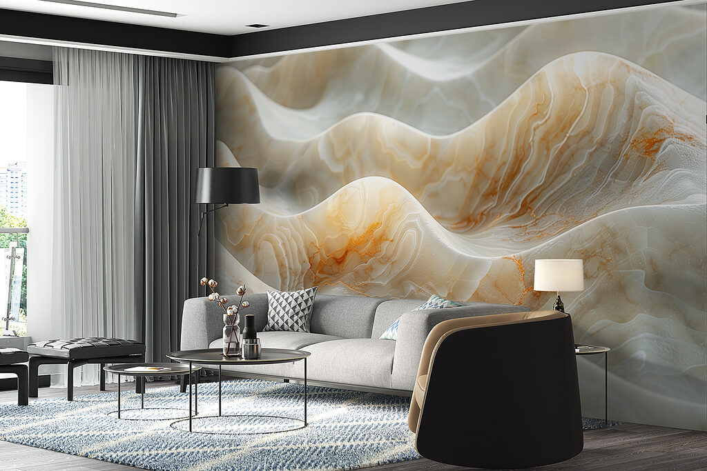 Golvende lagen met aders — interieur 4