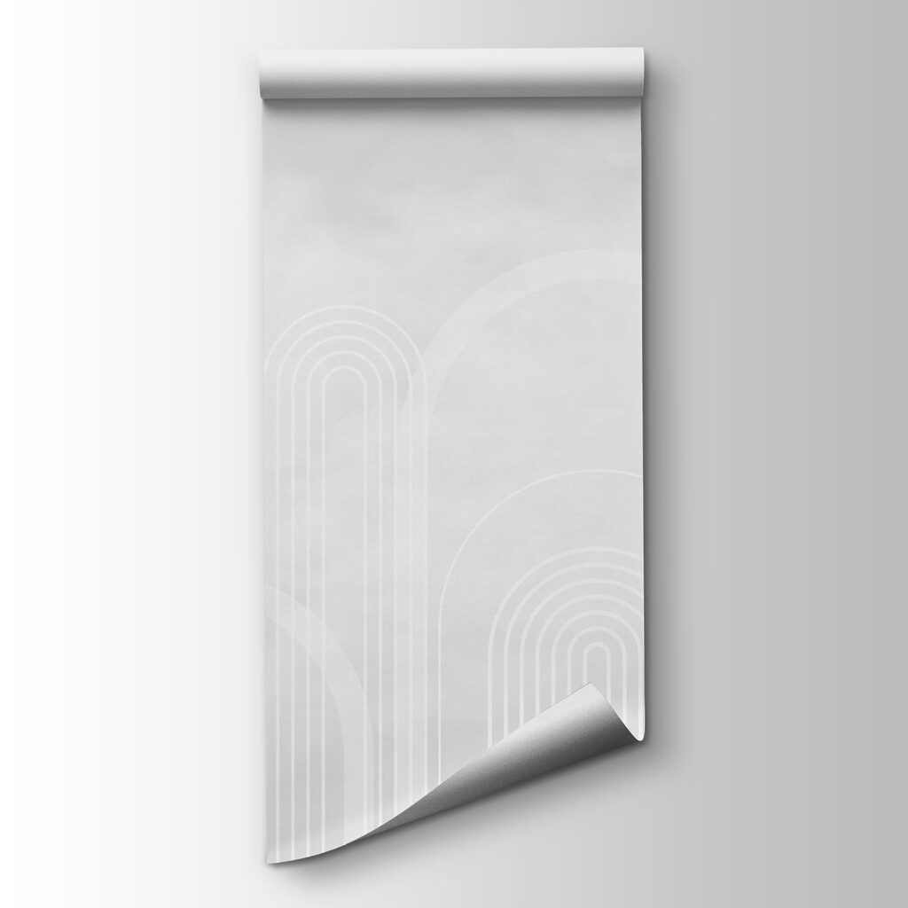 Witte bogen in wolkenlicht — productweergave