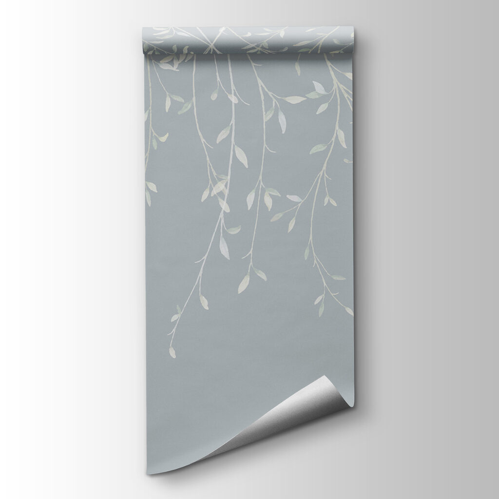 Blaadjes aan lange slingerlijnen — productweergave