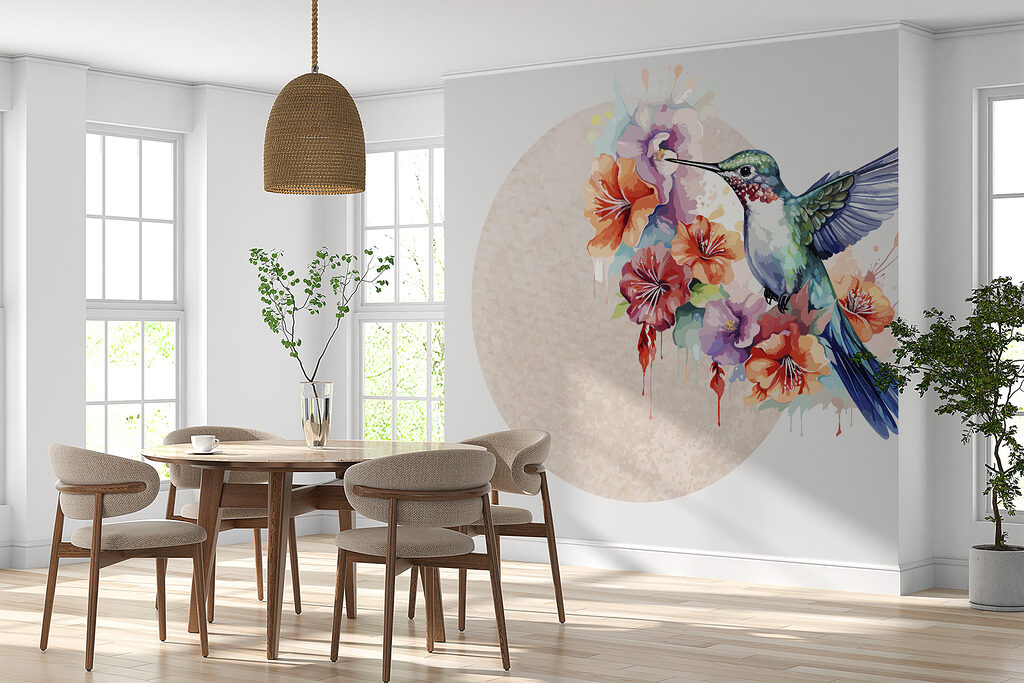 Kolibrie voor een kleurcirkel — interieur 2