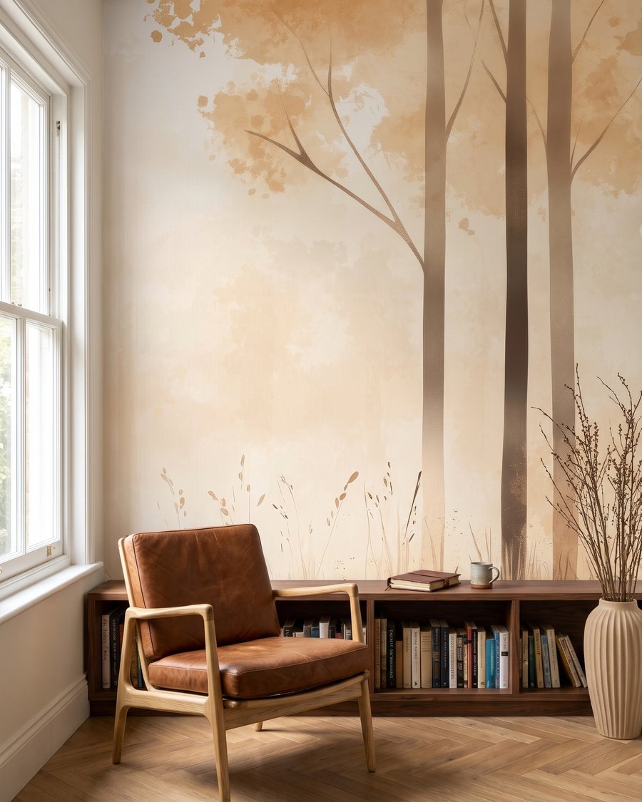 Licht tussen twee boomrijen — interieur 1