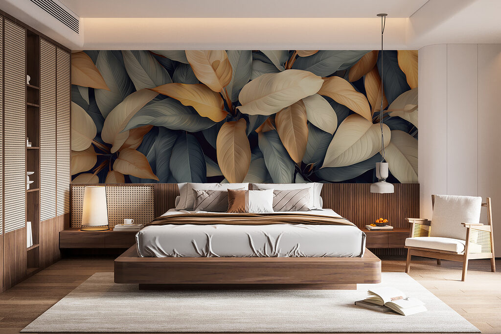 Goud en leigrijs blad — interieur 2