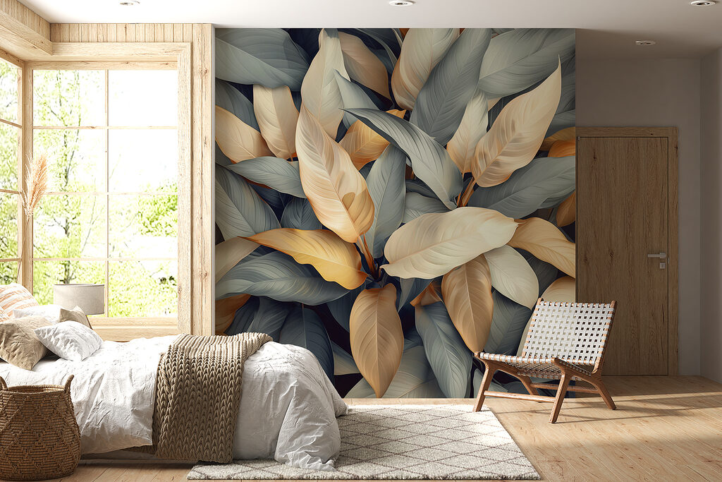 Goud en leigrijs blad — interieur 5