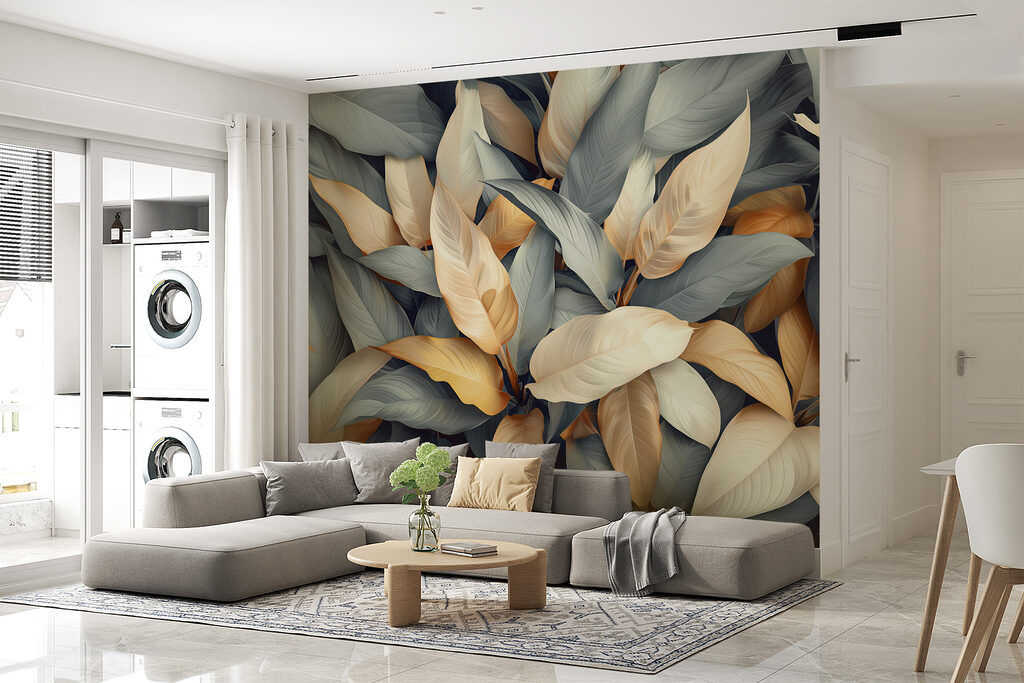 Goud en leigrijs blad — interieur 7