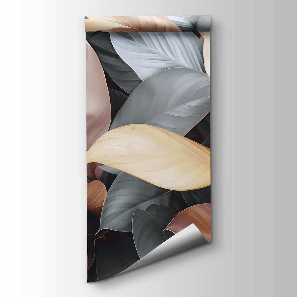 Elegante bladeren in zachte tinten — productweergave