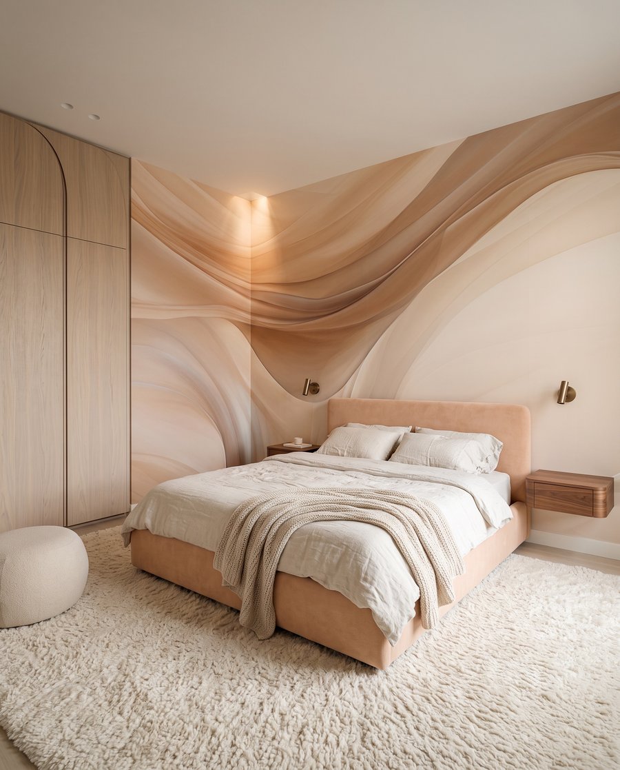 Zandkleurige golven van zachtheid — interieur 3