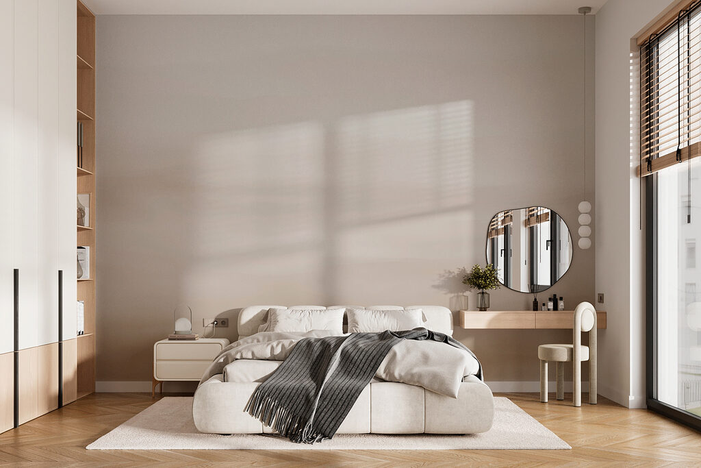 Witte en bruine lucht — interieur 1