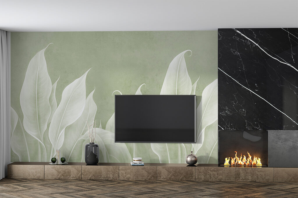 Doorschijnend blad met krulpunten — interieur 4