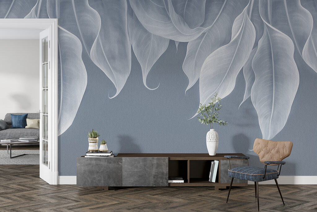 Hangende bladeren met krulpunten — interieur 4