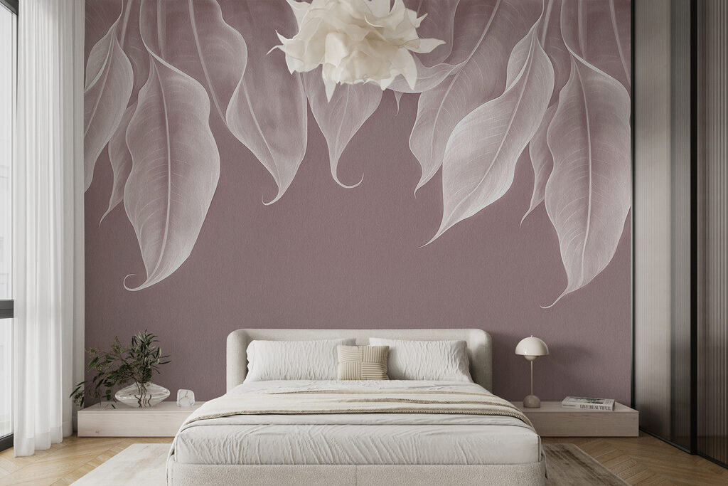 Hangende bladeren met krulpunten — interieur 1