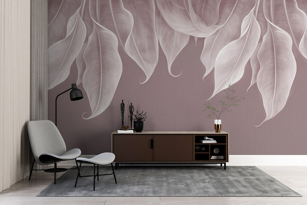 Hangende bladeren met krulpunten — interieur 4