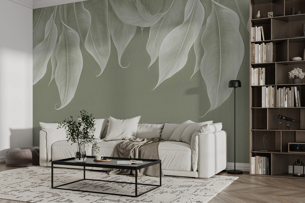 Hangende bladeren met krulpunten — interieur 2